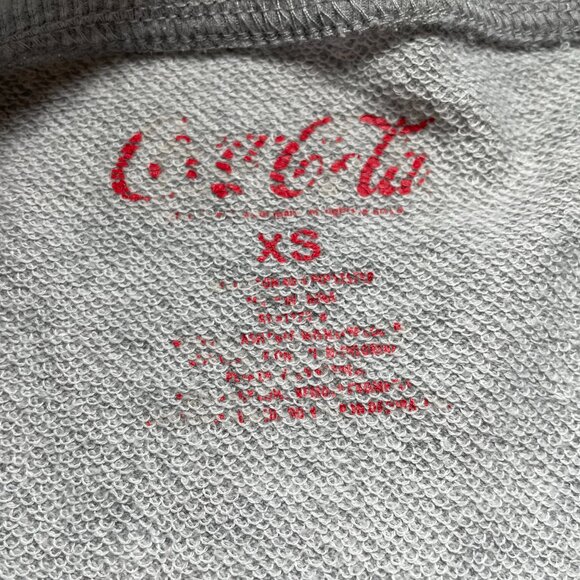 Coca Cola Sweatshirt  XSMALL / Catch the Wave / GRAY / Long Sleeve EUC - Picture 13 of 14
